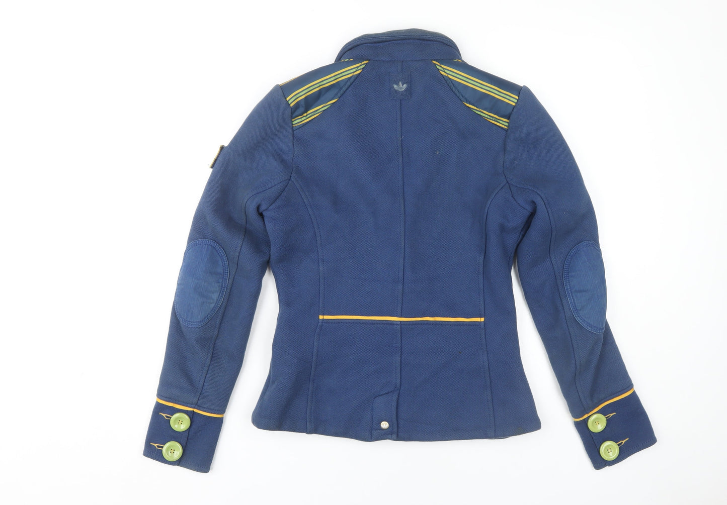 Adidas Women's Blue Military Jacket Size 10