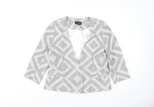 Jaeger Women's Multicoloured Blazer Size 12
