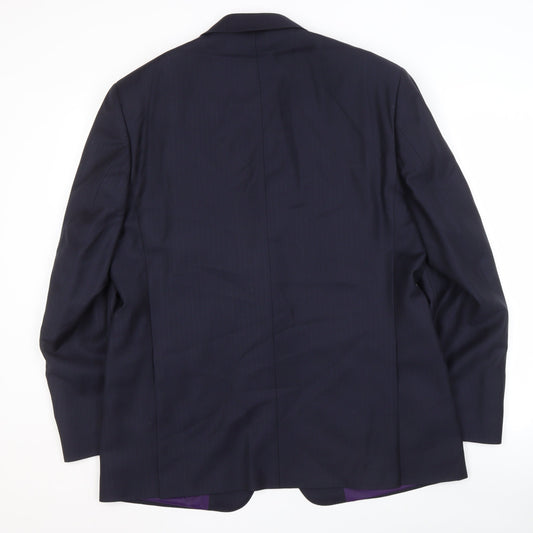 Marks and Spencer Men's Blue Suit Jacket, Size 44R
