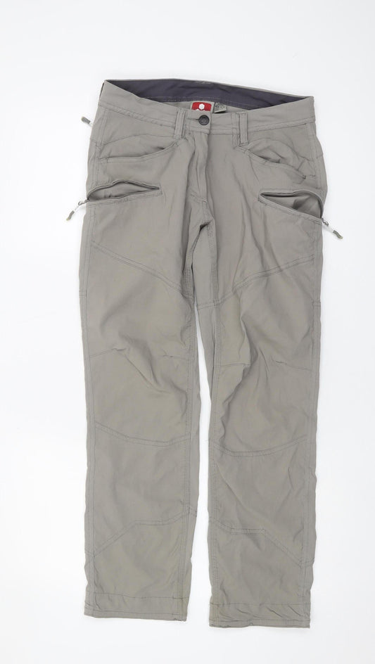 TOG24 Women's Grey Cargo Trousers Size 8-10
