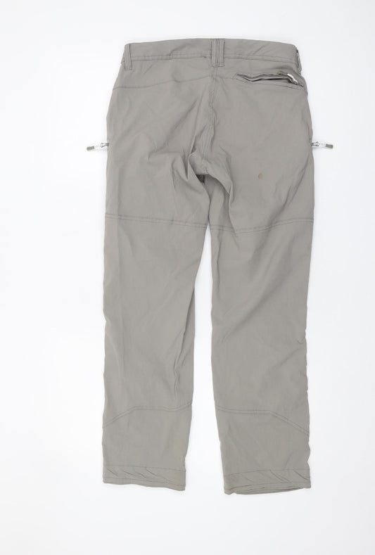 TOG24 Women's Grey Cargo Trousers Size 8-10