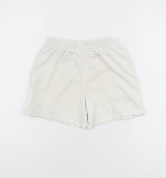 Nike Boys White Athletic Shorts 14-15 Years Football