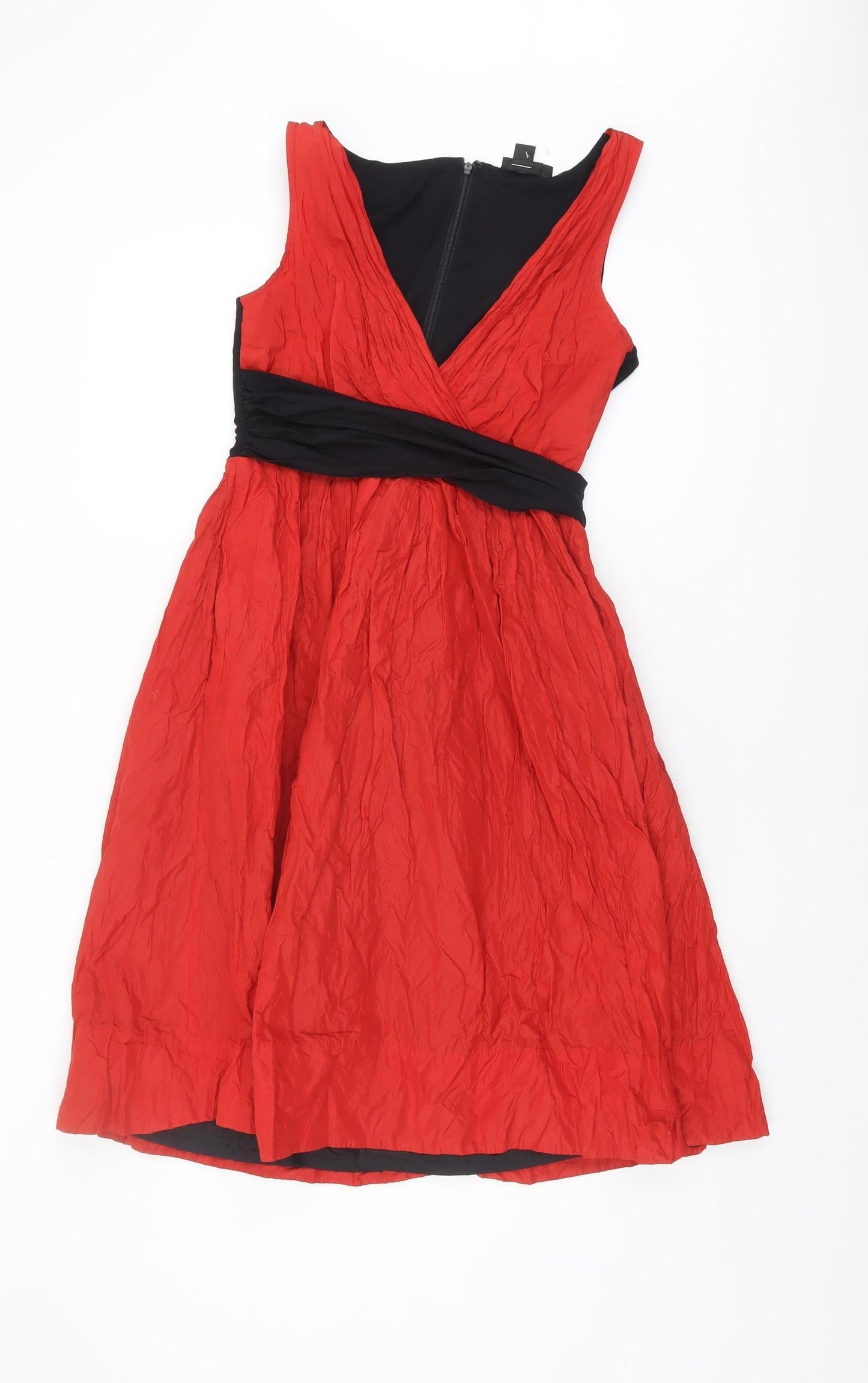 DKNY Women's Red Sleeveless Dress, Size 8