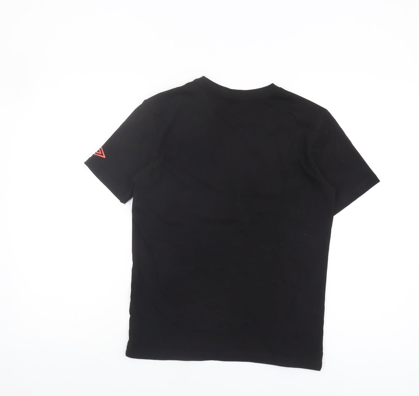 Umbro Unisex Black T-Shirt, Small, Casual Fit