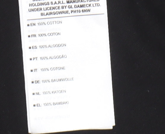 Umbro Unisex Black T-Shirt, Small, Casual Fit