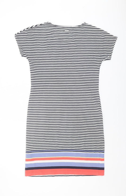 Barbour Womans Blue Striped Vintage Dress Size 10
