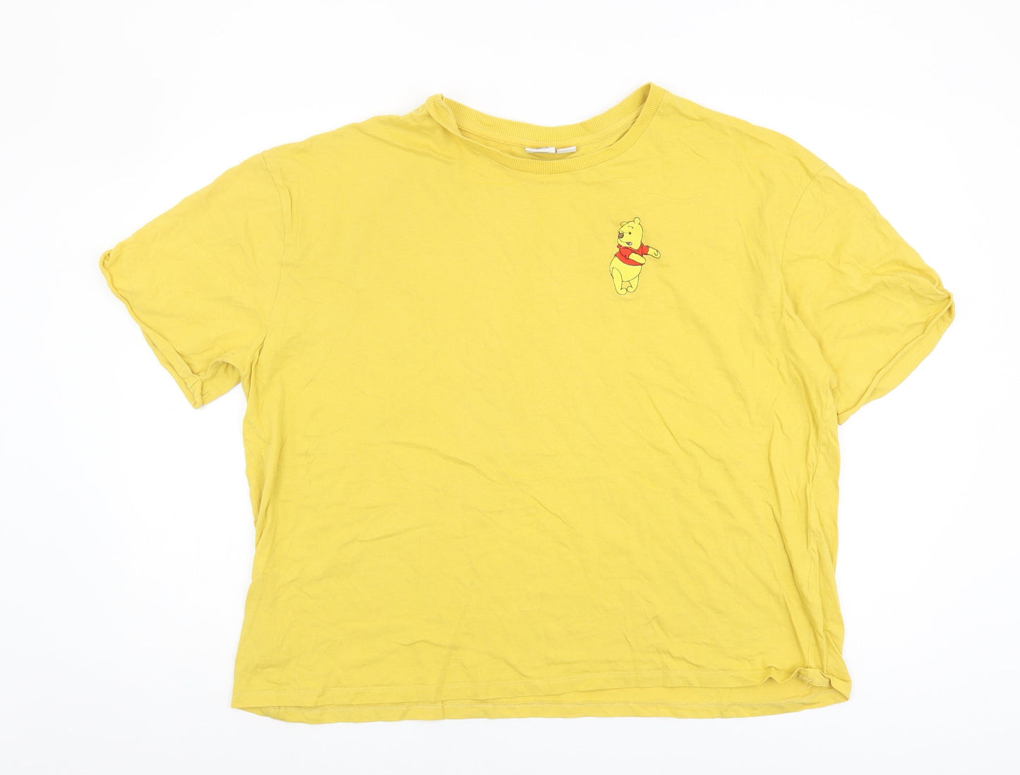 Disney Women's Yellow XL Winnie the Pooh T-Shirt