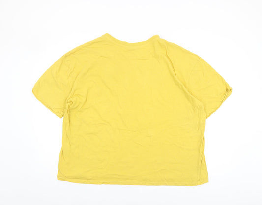 Disney Women's Yellow XL Winnie the Pooh T-Shirt