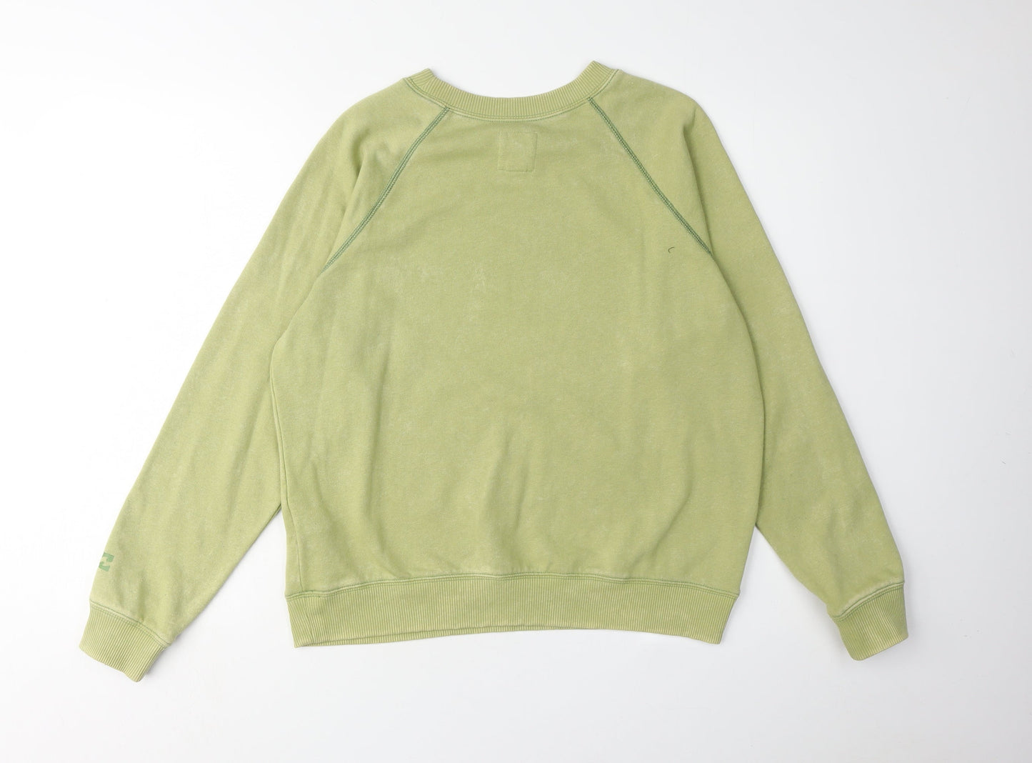 Billabong Green Pullover Sweatshirt, S, Unisex, Casual