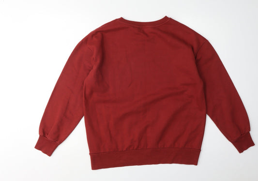 Harry Potter Red Christmas Sweatshirt Small Unisex