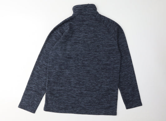 Mountain Warehouse Men's Blue 1/4 Zip Sweatshirt XS