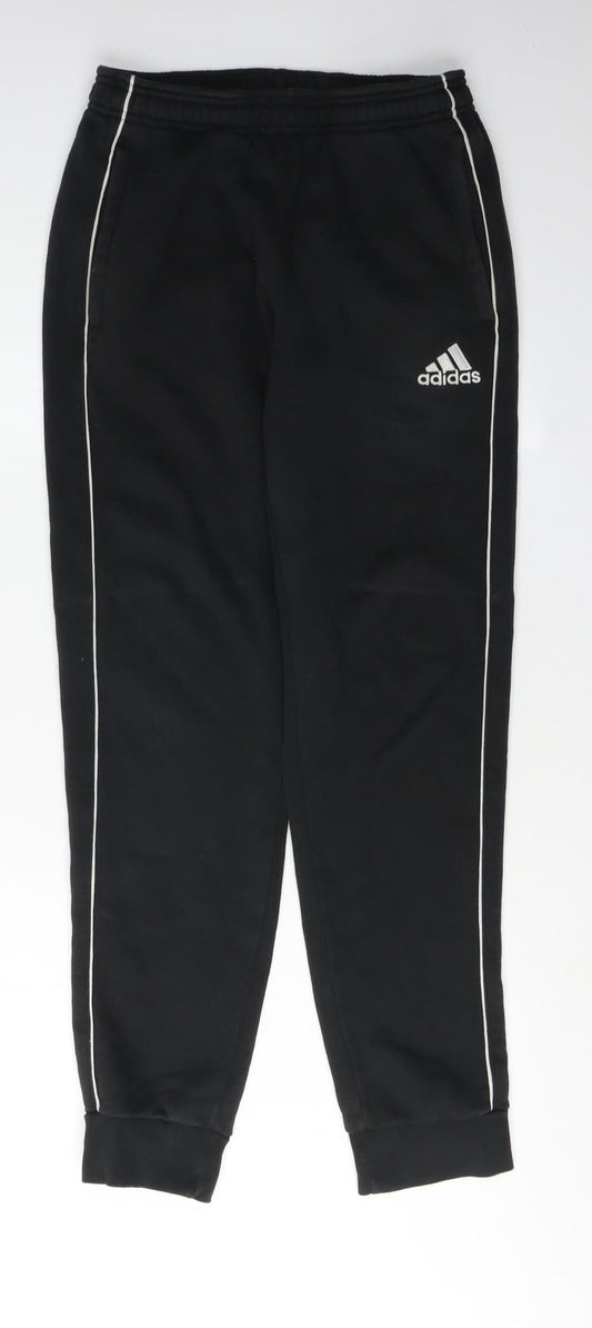 Adidas Men's Black Jogger Trousers - Size S