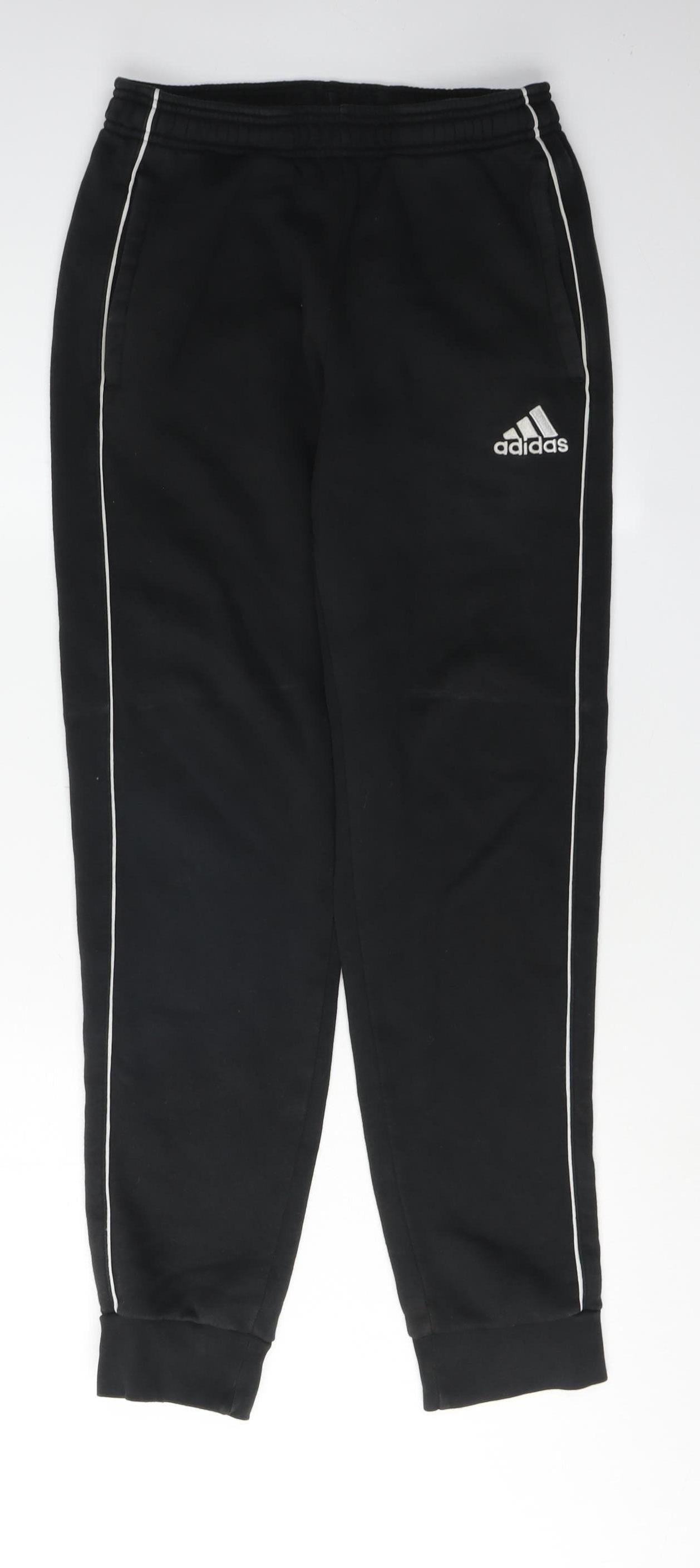 Adidas Men's Black Jogger Trousers - Size S