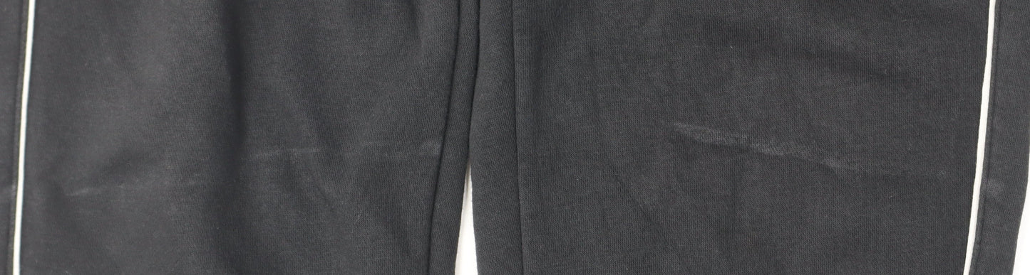Adidas Men's Black Jogger Trousers - Size S
