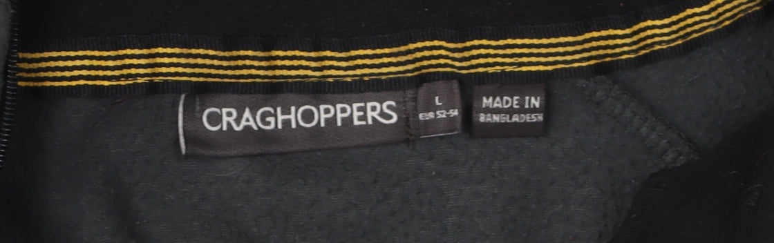 Craghoppers Men's Black Fleece Sweatshirt L