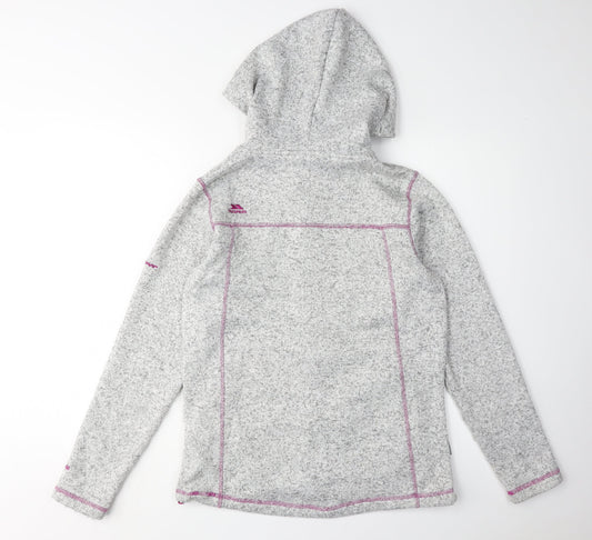 Trespass Women's Grey Hooded Jacket Size M
