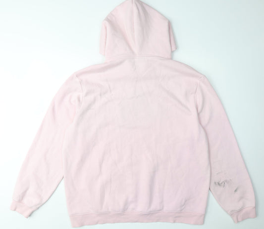 The Simpsons Unisex Pink XL Hoodie with Logo