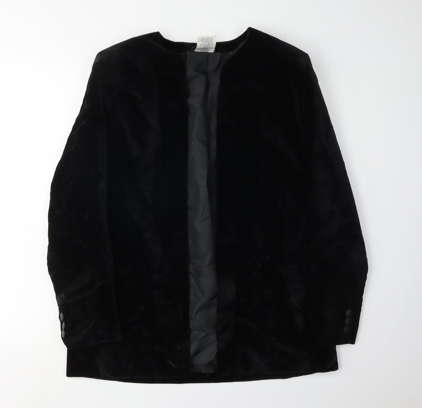 Alexon Women's Black Velvet Suit Jacket Size 12