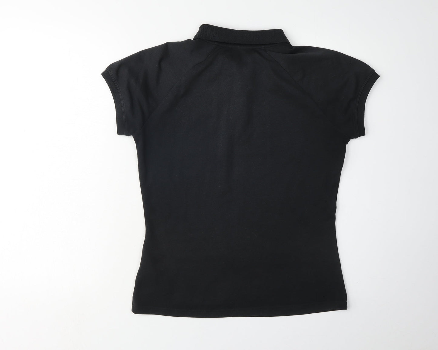 Asics Women's Black Polo Shirt M Casual