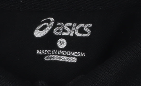 Asics Women's Black Polo Shirt M Casual
