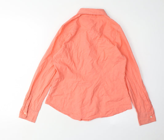 Gap Women's Pink XS Button-Up Shirt, Casual Spring Wear