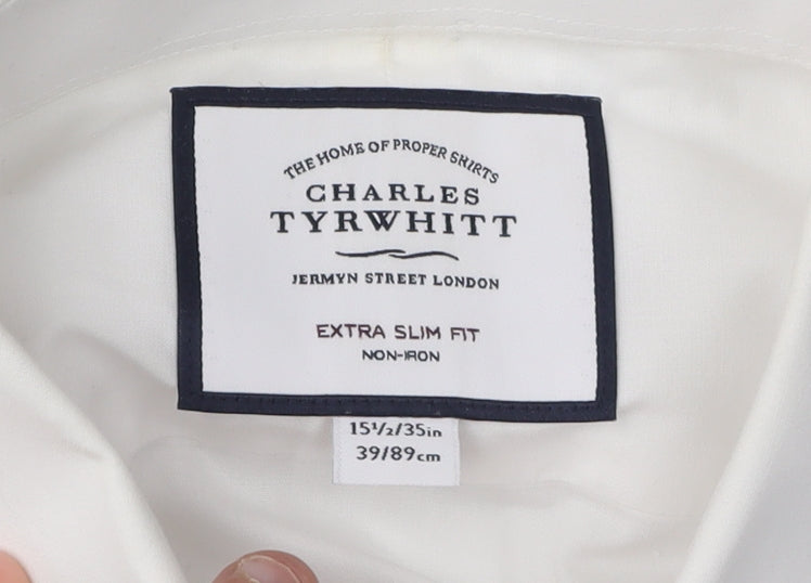 Charles Tyrwhitt Men's White Extra-Slim Dress Shirt