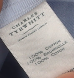 Charles Tyrwhitt Men's Blue Slim Fit Dress Shirt