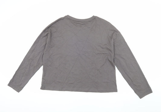 Animal Unisex Grey T-Shirt Size 14 Long Sleeve