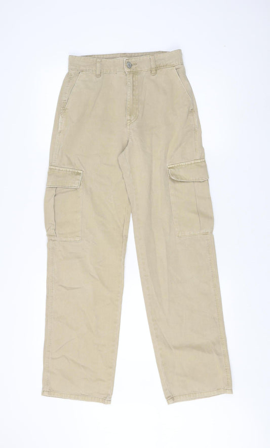 Pull&Bear Women's Beige Khakis Jeans Size 8