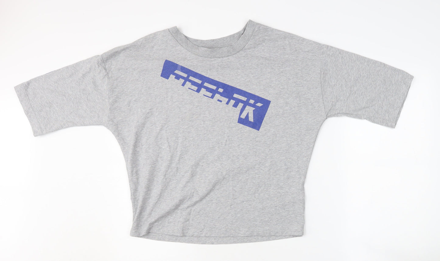 Reebok Grey Unisex T-Shirt, Size S, Casual Style