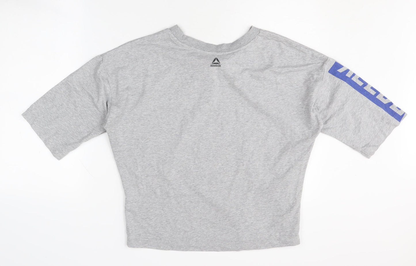 Reebok Grey Unisex T-Shirt, Size S, Casual Style
