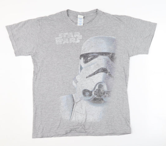 Star Wars Grey Stormtrooper Men's M Movie T-Shirt