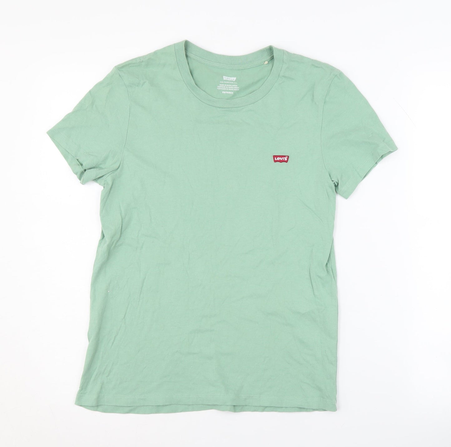 Levi's Unisex Green XS Basic Cotton Tee