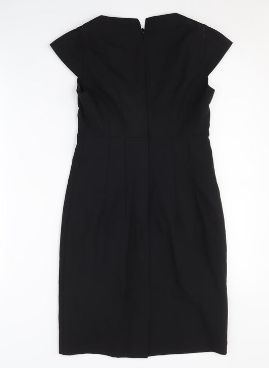 Banana Republic Women's Black Sheath Dress Size 4