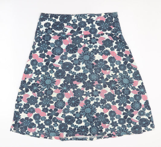 Weird Fish Women's Floral A-Line Skirt Size 10
