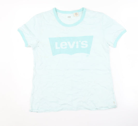 Levi's Women's Blue Ringer T-Shirt - Size S