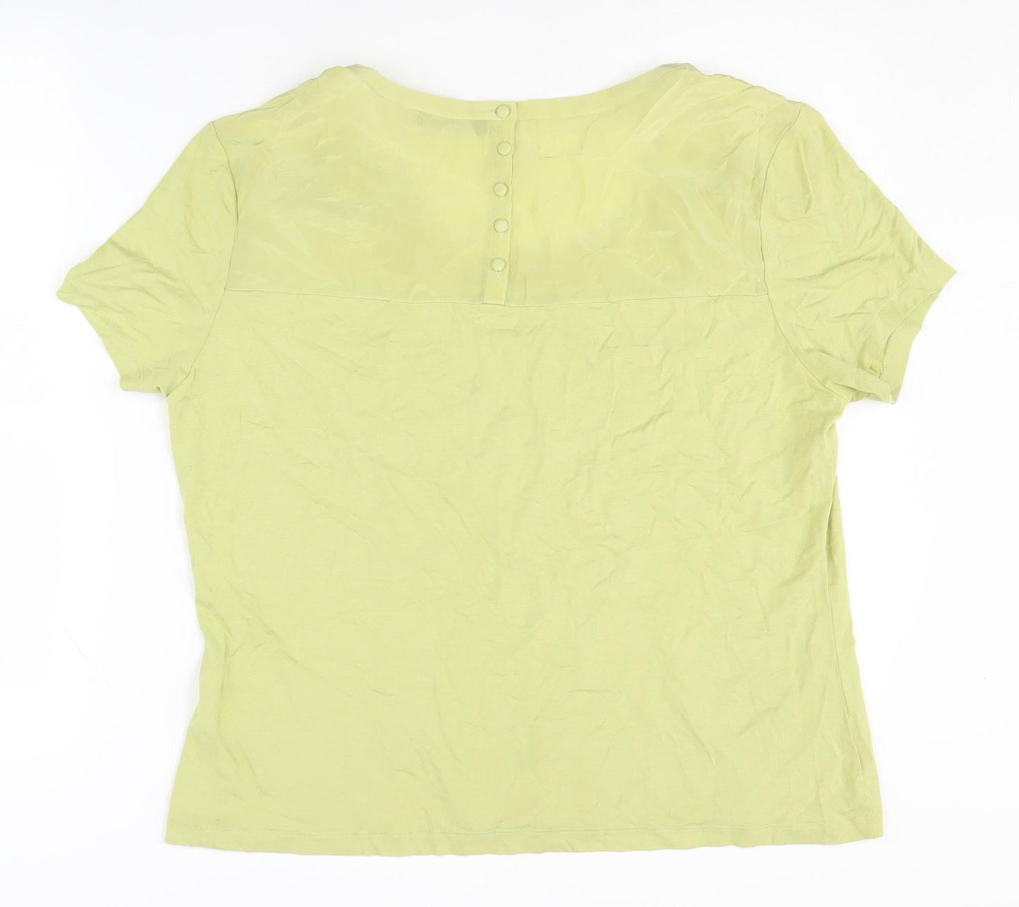 Alex & Co. Women's Green Basic Top, Size 20
