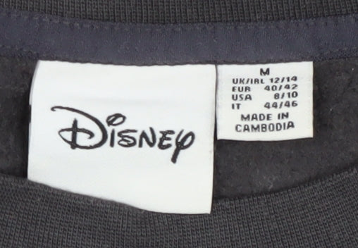 Disney Women’s Black Mickey Mouse Pullover Sweatshirt M