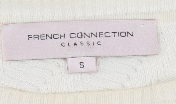 Additional view of French Connection Women's White jumper, S, Cotton