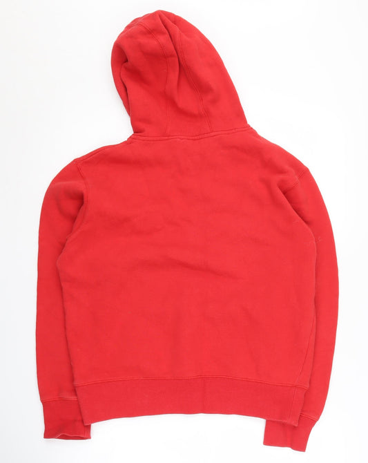 Fila Red Men's Pullover Hoodie - Size S