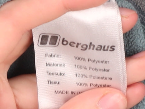 Berghaus Men's Green Fleece 1/4 Zip Sweatshirt M