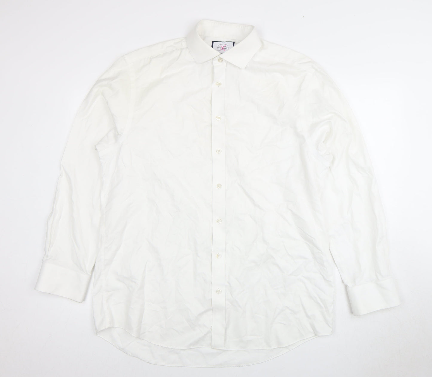 Charles Tyrwhitt Men’s White Classic Fit Dress Shirt 42 cm