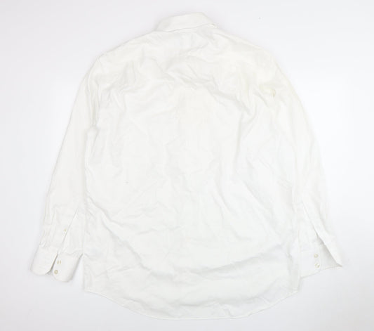 Charles Tyrwhitt Men’s White Classic Fit Dress Shirt 42 cm