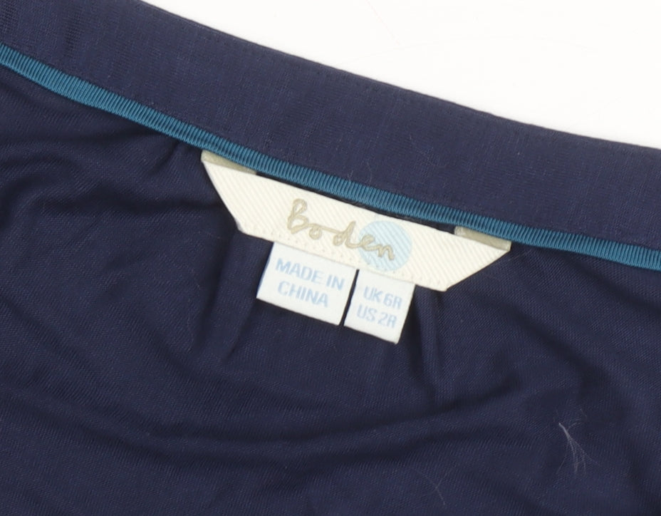 Boden Women's Blue Long Sleeve Dress Size 6