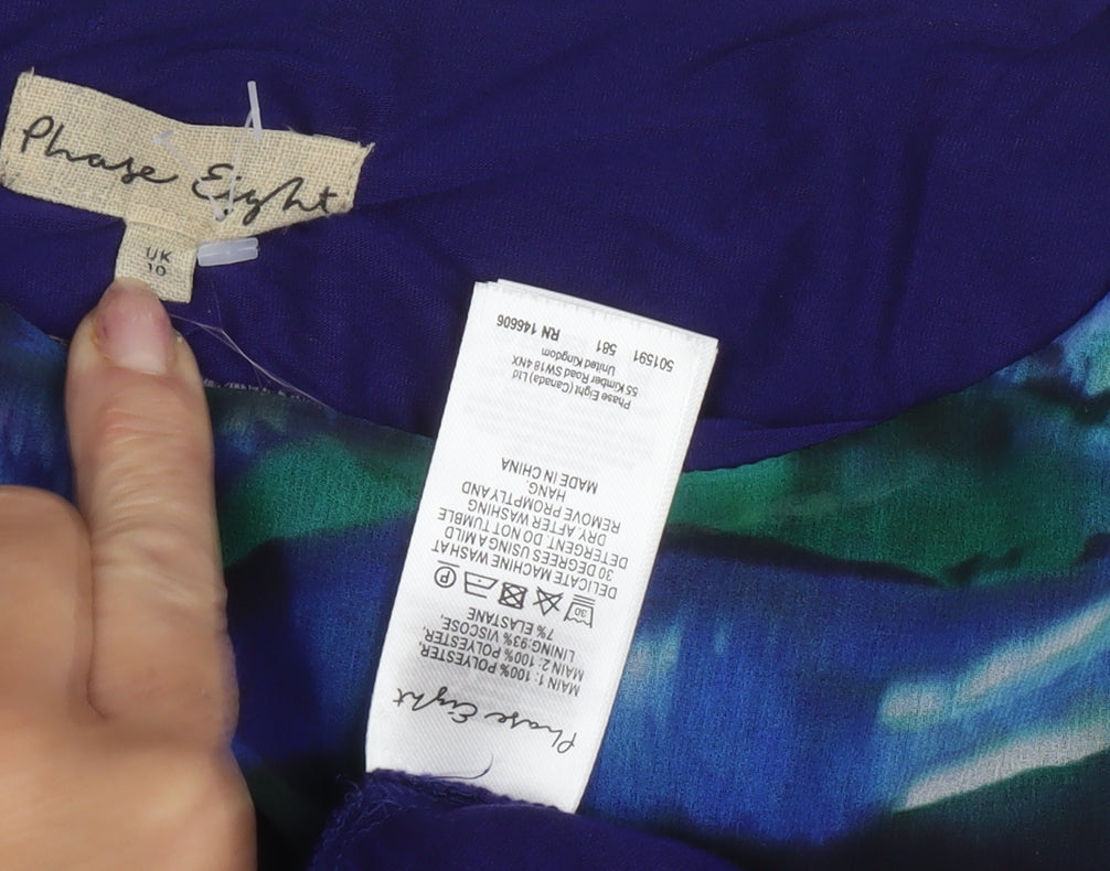 Phase Eight Women's Multicoloured Blouse Size 10