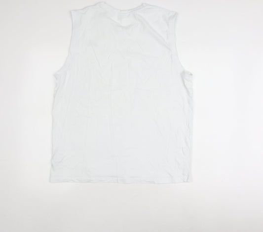 Slazenger Men's White XL Tank Top for Gym & Training
