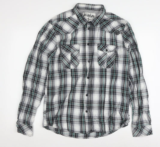 Jack & Jones Men's Multicoloured XL Plaid Shirt