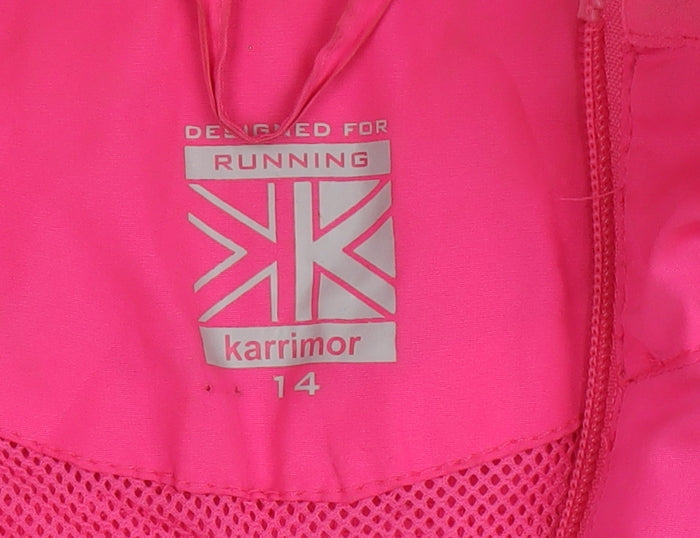 Karrimor Women's Pink Windbreaker Jacket Size 14