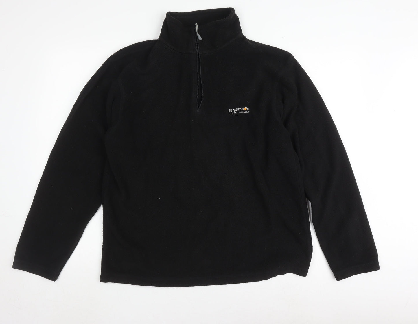 Regatta Men's Black Fleece Sweatshirt - Size L
