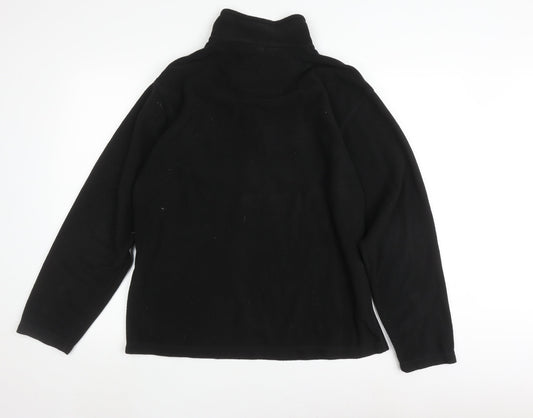 Regatta Men's Black Fleece Sweatshirt - Size L